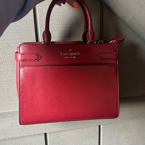 Kate Spade Staci Medium Satchel Red/Maroon